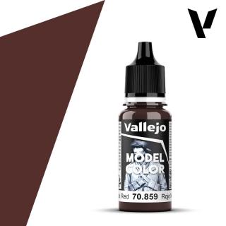 Model Color Acrylic Paint - Vallejo 17ml - Black Red 70859