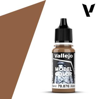 Model Color Acrylic Paint - Vallejo 17ml - Brown Sand 70876