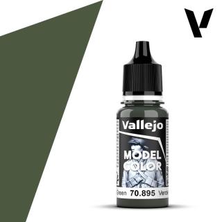 Model Color Acrylic Paint - Vallejo 17ml - Gunship Green 70895 FS: 34092