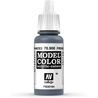 Model Color Acrylic Paint - Vallejo 17ml - French Mirage Blue 70900