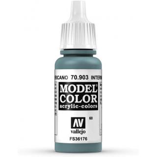 Model Color Acrylic Paint - Vallejo 17ml - Intermediate Blue 70903 FS35164