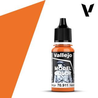 Model Color Acrylic Paint - Vallejo 17ml - Light Orange 70911