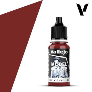 Model Color Acrylic Paint - Vallejo 17ml - Red 70926 FS31136