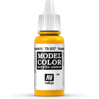 Model Color Acrylic Paint - Vallejo 17ml - Transparent Yellow 70937