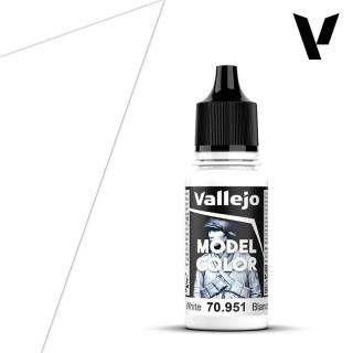 Model Color Acrylic Paint - Vallejo 17ml - White 70951