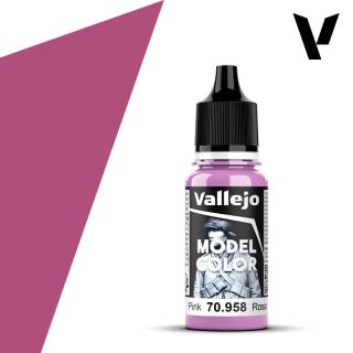 Model Color Acrylic Paint - Vallejo 17ml - Pink 70958