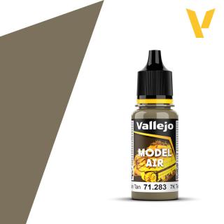 Model Air Acrylic Paint - Vallejo 17ml - 7K Russian Tan 71283