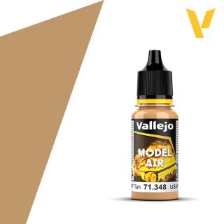 Model Air Acrylic Paint - Vallejo 17ml - USAF Tan 71348