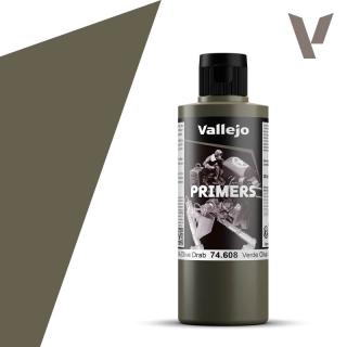 Surface Primer Acrylic-Polyurethane - Vallejo 200ml - US Olive Drab 74608