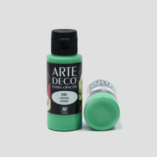 Art Deco Acrylic Paint - Vallejo 60ml - True Green 85088