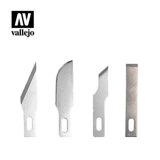 5 Assorted Blades for Knife no. 1 - Vallejo